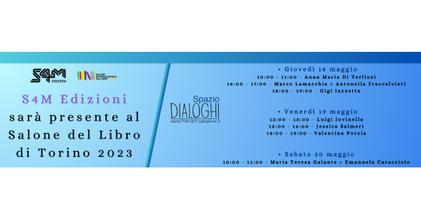 S4M al Salone del Libro di Torino 2023: la nostra programmazione
